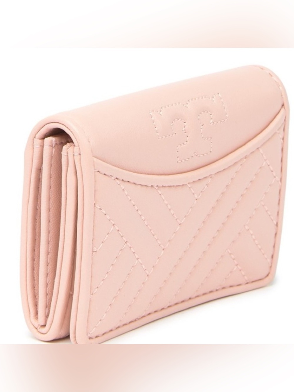NWT~TORY BURCH~Alexa Leather Foldable Mini Wallet